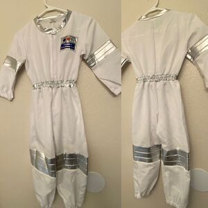 Space explorer Spaceship Jumpsuit Astronaut Halloween Costume NASA COSPLAY 8-10